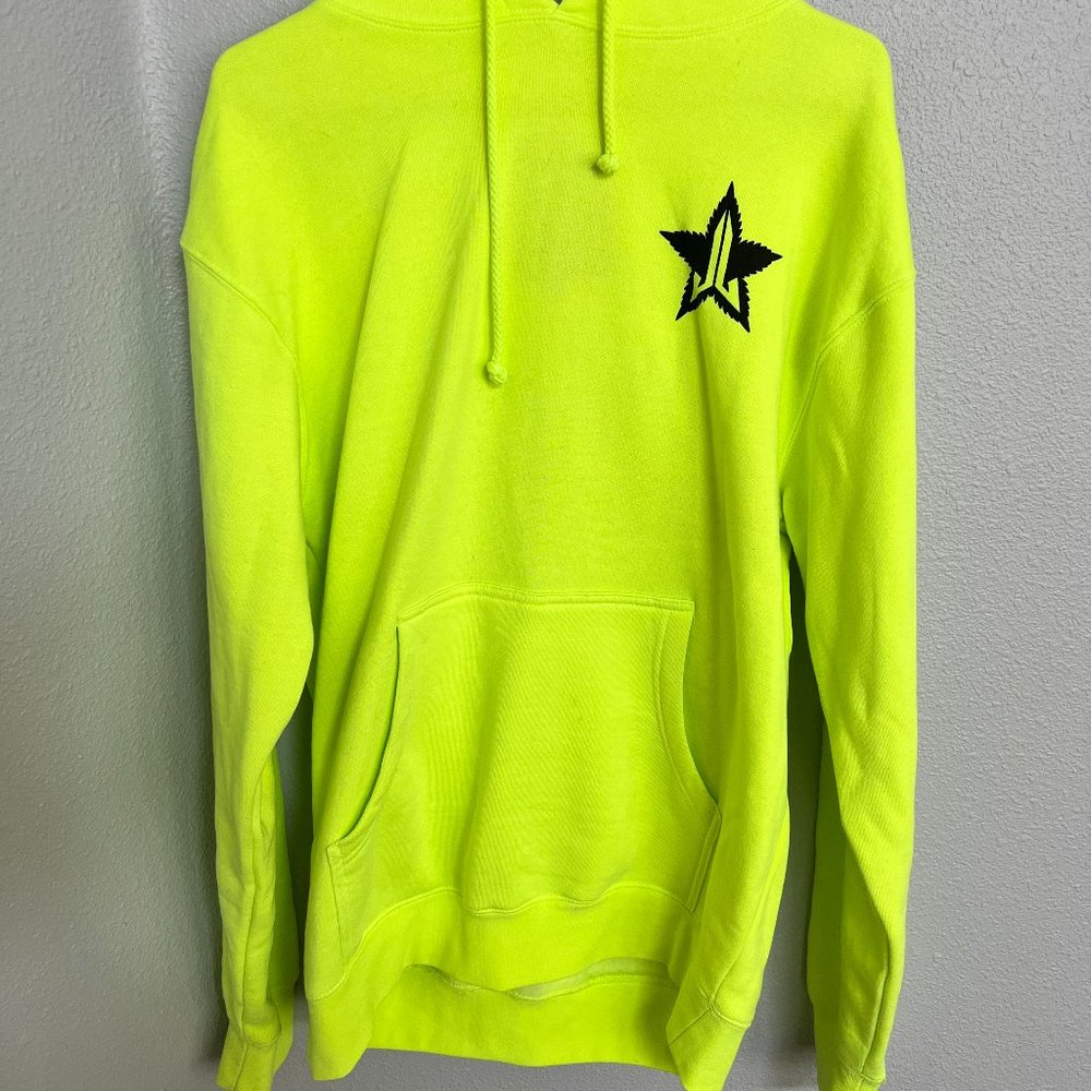 Limited Edition Jeffree Star 420 Launch Sweatshirt Highlighter Yellow
